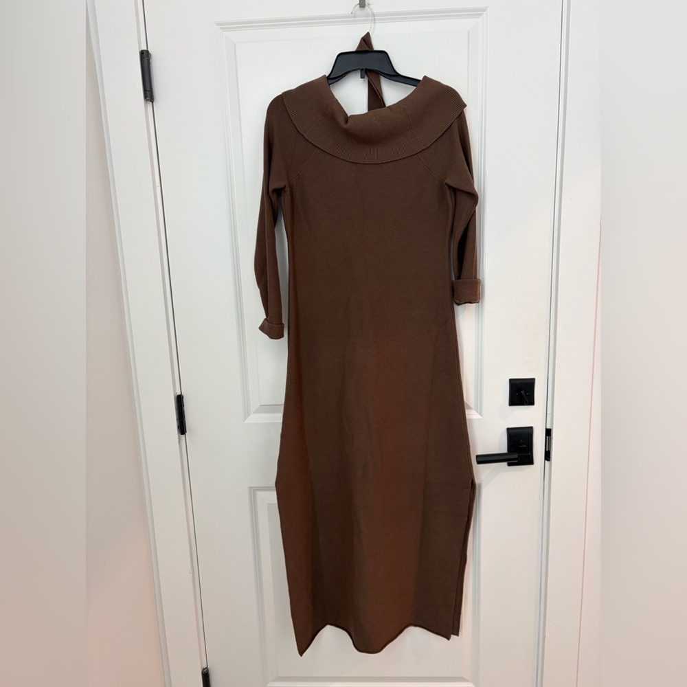 Splendid Off The Shoulder Sweater Dress - Picture 3 of 5